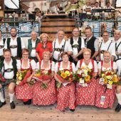 Seit Jahrzehnten dabei: die Flötzinger-Jubilare