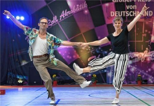 Angela Lex/Christian Wagner belegten beim Großen Preis von Deutschland in der Senior Class Platz drei.Foto Müller