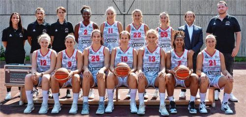 Bereit für den Saisonstart: Die Bundesliga-Damen vom TSV Wasserburg.Foto Hörndl