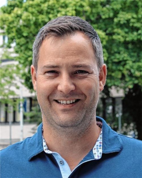 „Auf dem letzten Meter.“ Christian Weyrich (CSU) freut sich über seinen Wahlsieg in Aschau.Foto  re