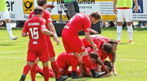 Die Buchbacher wollen heute in Rain zumindest einen Teilerfolg feiern. Foto  Buchholz