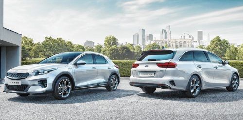 Ein regeneratives Bremssystem lädt die Batterie des Kia X-Ceed während der Fahrt.