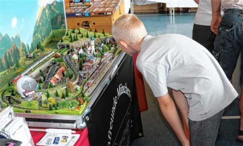 Etwas ganz Besonderes zeigten die Eisenbahnfreunde in diesem Jahr: die beiden Koffermodellbahnen von Alois Forstner aus München in der Ausführung Spur Z.Foto rehberg