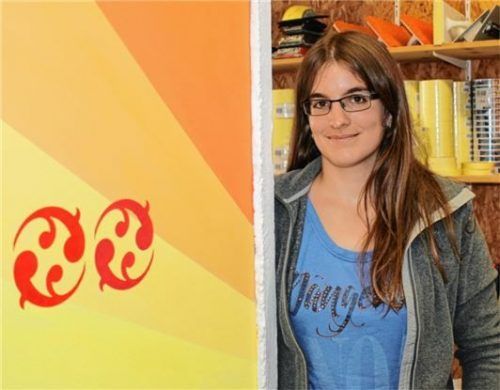 Für den Kammerwettbewerb hat Sandra Deser in der Werkstatt im Jagus-Projektehaus zuletzt viel geübt. Anfang Oktober startet sie beim Landeswettbewerb, diese Woche beginnt für sie die Meisterschule. Foto  Lohmann