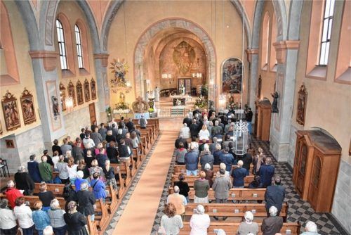 Für viele Schausteller etwas Besonderes: der Gottesdienst der Schausteller in der Klosterkirche. Foto Schlecker