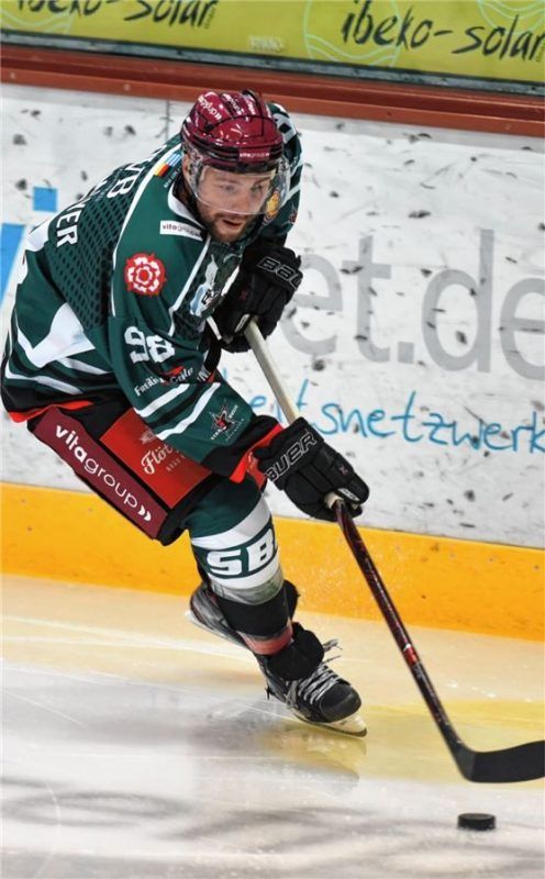 Maximilian Vollmayer geht in seine sechste Saison für die Starbulls und ist damit der dienstälteste Akteur, der am Stück für Rosenheim spielt.Foto Ziegler