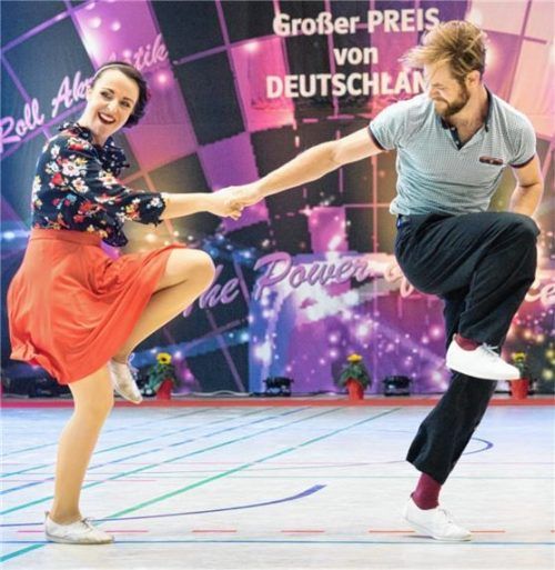 Nicole Steeb und Sebastian Kurtz vom Quest Dance Club aus Kolbermoor haben beim Großen Preis von Deutschland im Boogie-Woogie den vierten Platz errungen.