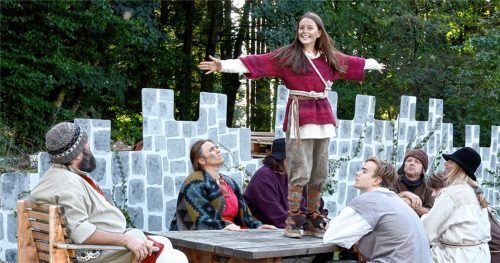 Ronja, die Räubertochter, erobert die Herzen der Zuschauer.Foto Ammelburger