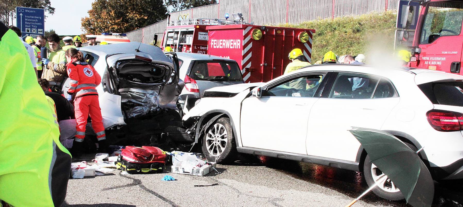 OVB Heimatzeitungen | Schwerer Unfall am Irschenberg: Bub lebensbedrohlich verletzt