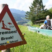Schmerzhafter Rodelspaß