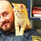 Calimero verzückt die Polizei