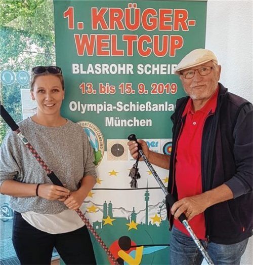 Die Pullacherin Sabine Seiffert belegte bei den Damen Platz zwei. Erich Seiffert belegte bei den Herren Master Platz vier.