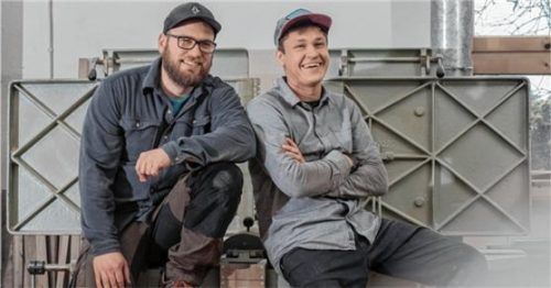 Dominik Mendel (links) und Toni Bettermann.