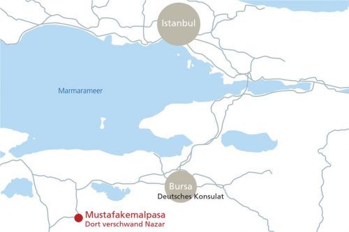 Im fernen Mustafakemalpasa (Türkei) ist Baby Nazar verschwunden. Klinger