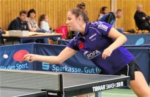 Kolbermoors Drittliga-Damen freuen sich morgen auf ein Wiedersehen mit ihrer ehemaligen Mannschaftskollegin Katharina Teufl.Foto Erlich