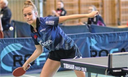 Naomi Pranjkovic blieb ohne Niederlage und zeigte im Spitzenspiel gegen Jena ihre bislang beste Leistung. Foto Erlich