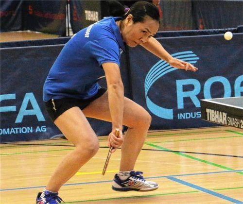 Neuzugang Yaping Ding agierte mit viel Routine und sorgte für den 4:1-Zwischenstand. Foto Erlich