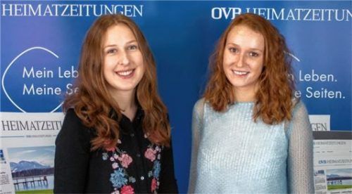 Oberbayerisches Volksblatt GmbH & Co. Medienhaus KG: Verena Meier erlernt den Beruf Medienkauffrau für Digital- und Printmedien und Sophia Schausbreitner den der Kauffrau für Marketingkommunikation.