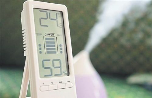 Schlauer Wächter: Wer das Schimmelrisiko senken möchte, sollte sich ein Hygrometer zulegen. Foto dpa/Günther