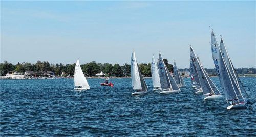 Zum elften Mal sind die offenen bayerischen Meisterschaften der Bootsklassen 2.4mR und Sonar beim SCPC ausgetragen worden.