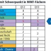 Leistungsfach statt Leistungskurs