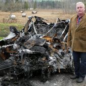 Krimi um ausgebrannten Tesla