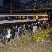 Meridian entgleist an der Hackerbrücke