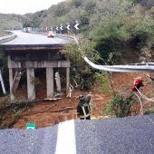 Brücke eingestürzt