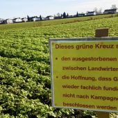 Den Bauern reicht’s: Grüne Kreuze jetzt auch in Töging