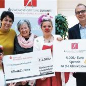 7500 Euro für die Klinik-Clowns
