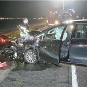 Drei Verletzte bei Unfall