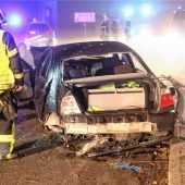 Fahranfänger verursacht betrunken Unfall