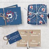 Weihnachtsgeschenkpapier im OVB