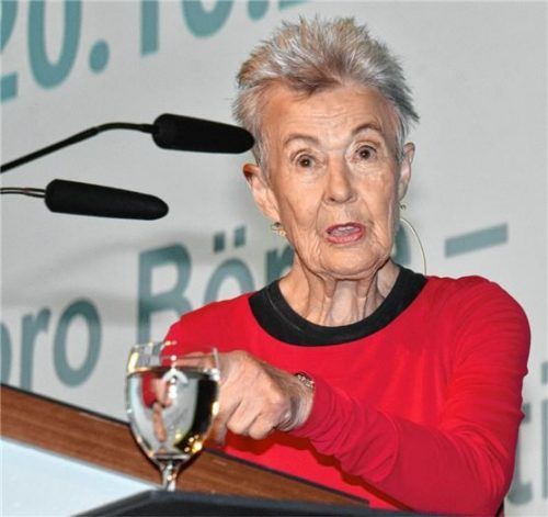 Die über 83-jährige Beate Sander ist seit fünf Jahren Selfmade-Millionärin.Foto schlecker