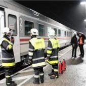 Fernreisezug stoppt in Bernau und wird evakuiert