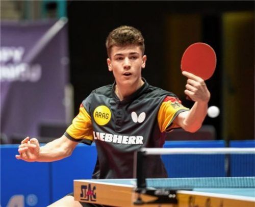 Felix Wetzel gewann in Ungarn die Bronzemedaille im Doppel. Fotos Steinbrenner