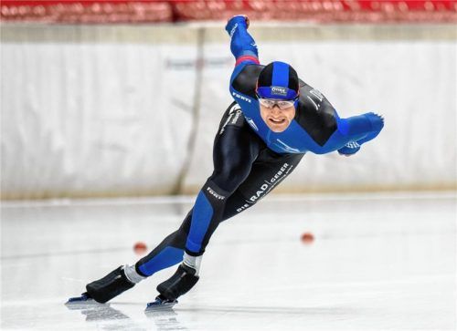 Joel Dufter sorgte über die 500-Meter-Strecke für einen Inzeller Heimsieg. Foto Wukits