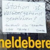 Nach Feuerattacke: Station geschlossen