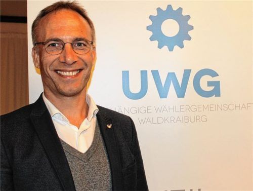 Mit der breiten Unterstützung der UWG kann Bürgermeister Robert Pötzsch in den Wahlkampf gehen. Bei der Nominierungsversammlung wurde er einstimmig als Bürgermeisterkandidat gewählt. Foto  lohmann