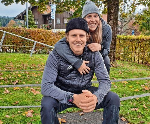 Mit einem Lächeln in die neue Saison – Tim und Nicki Hronek aus Unterwössen. Foto  privat