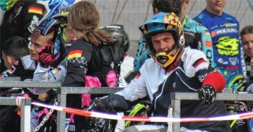 Patrick Rohrmüller ist nicht nur Abteilungsleiter und Trainer, sondern auch selbst aktiver BMX-Fahrer. Foto re