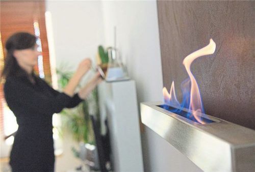 Schick oder gemütlich: Moderne Ethanol-Öfen können beides.Foto dpa/Kjer