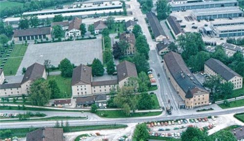 So sah die Karfreitkaserne in Brannenburg aus der Vogelperspektive aus.Foto krämer