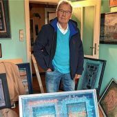 Atelierbesuch bei Gernot Sorgner vor der großen Ausstellung