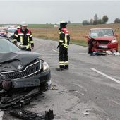 Unfall: Zwei Männer verletzt