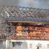Großbrand auf Bauernhof in Frasdorf