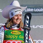 Rebensburg rast zum Sieg in Lake Louise
