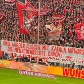 Fans protestieren gegen Trainingslager in Katar