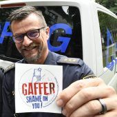 Polizist sagt Gaffern den Kampf an