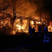 Mehrere Großbrände in wenigen Stunden